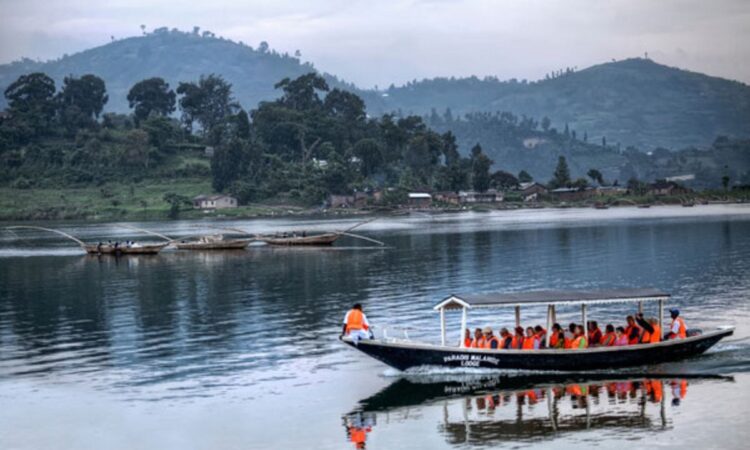 Boat cruise on Lake Kivu